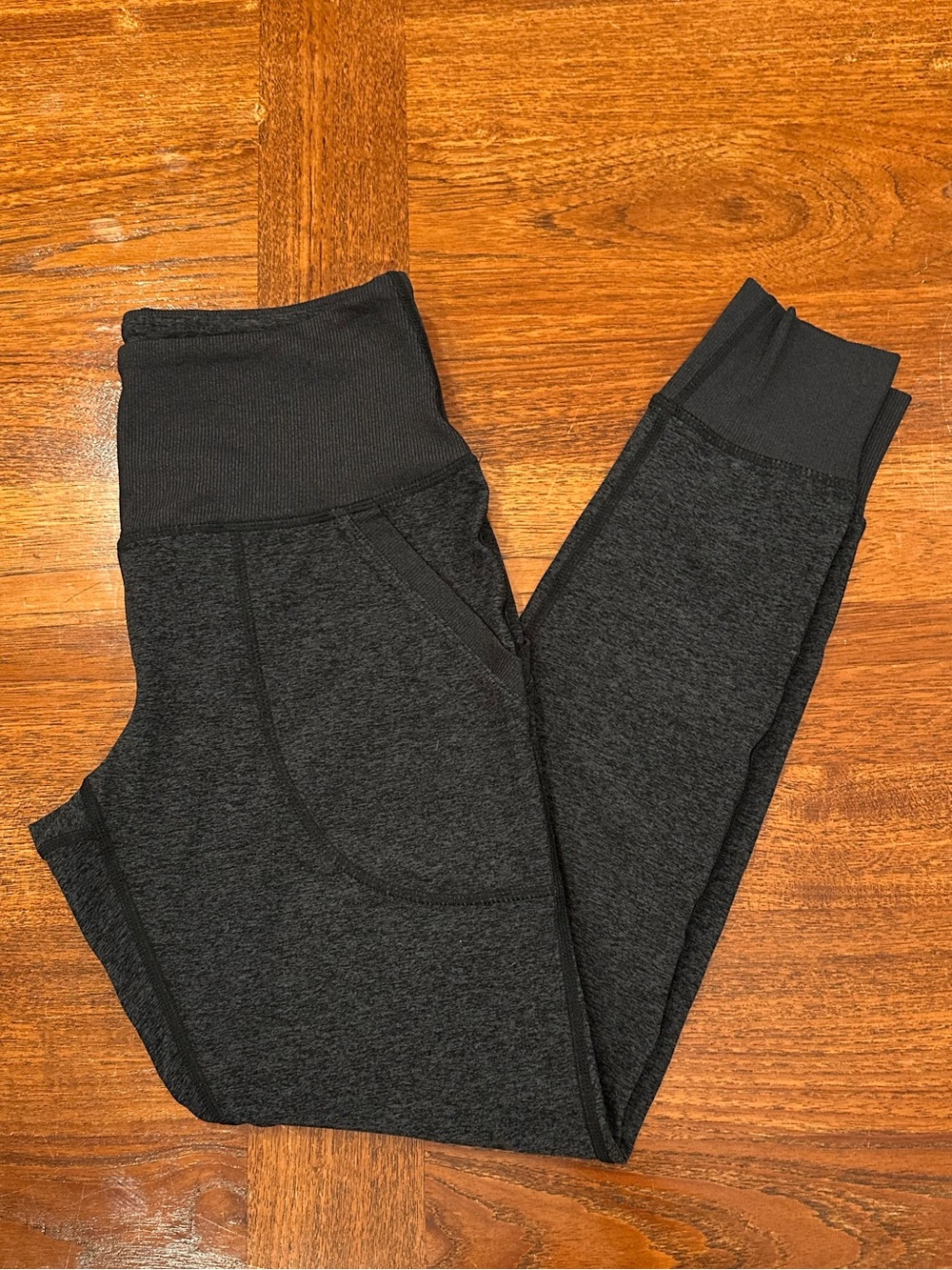 NWOT Zella Restore Soft Pocket Leggings, Heathered Black, Size Small